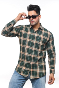 FRIENDRY Men's Checkered Regular Fit Full Sleeves Shirt